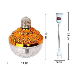 Rotating Magic Ball Light with Lamp Holder Set